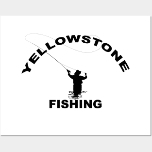 Yellowstone Fishing Posters and Art